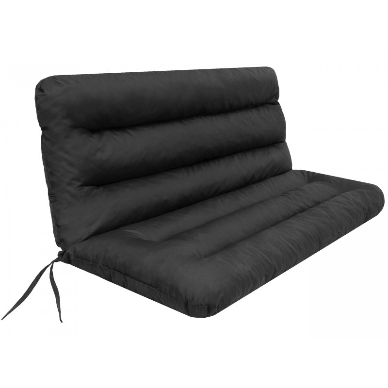 Poduszka Ania - Czarna - 180x110 cm