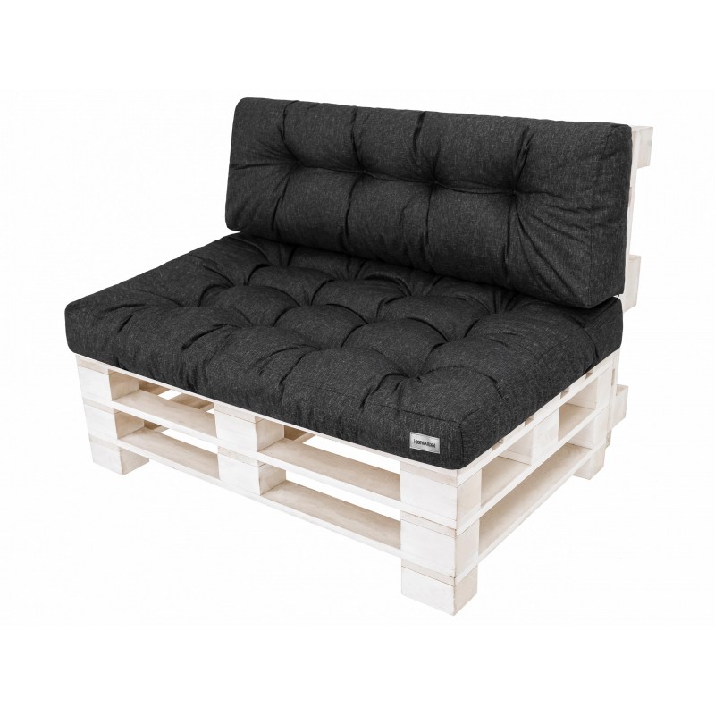 LEO-Kissen - Schwarz - 120x82 cm - 1+1