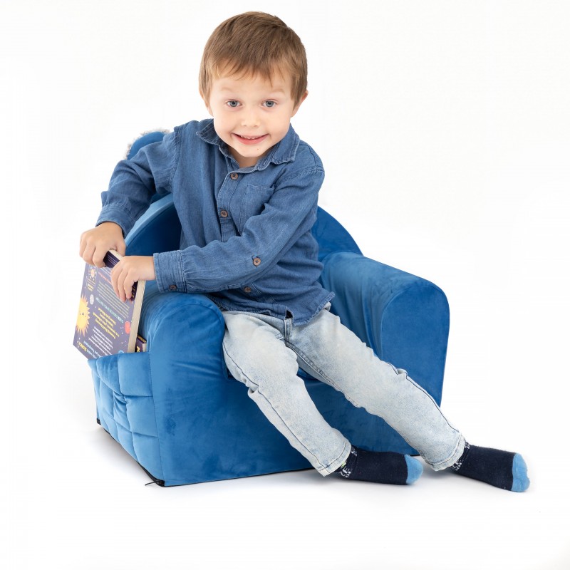 Fotelik dla dziecka Pufa Kanapa Sofa Mini Fotel piankowy 49x35 cm