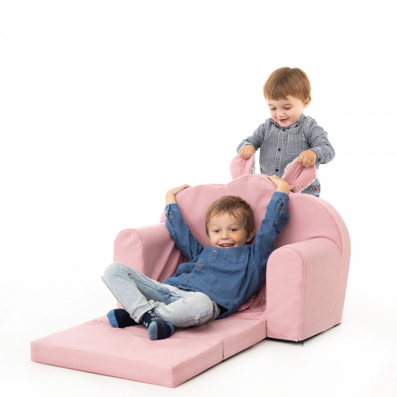 Kanapa Sofa Tapczanik Łóżko dla dzieci z pianki dwuosobowa 71x35 cm