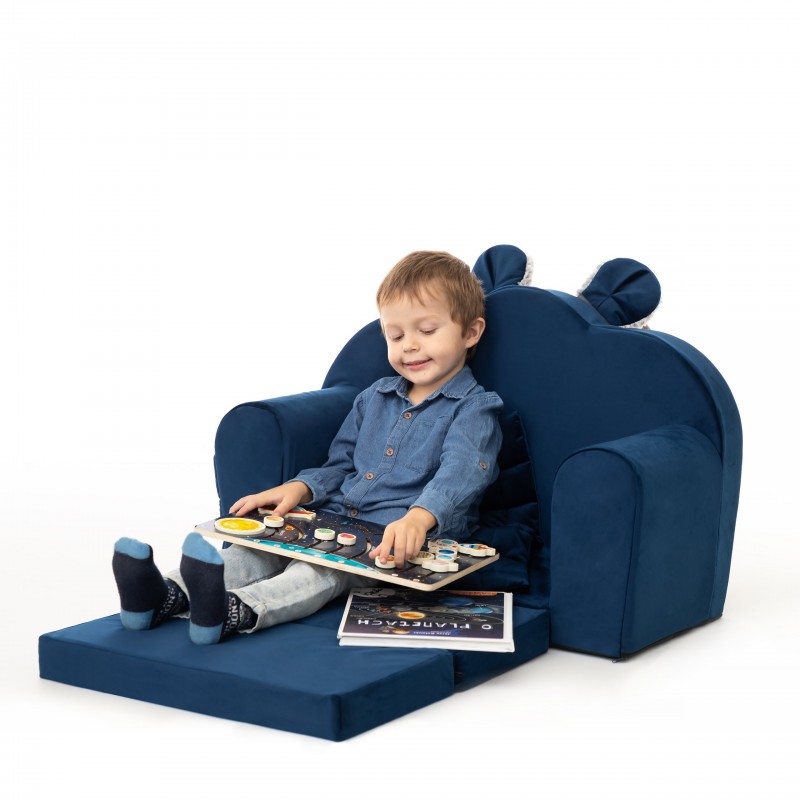 Kanapa Sofa Tapczanik Łóżko dla dzieci z pianki dwuosobowa 71x35 cm