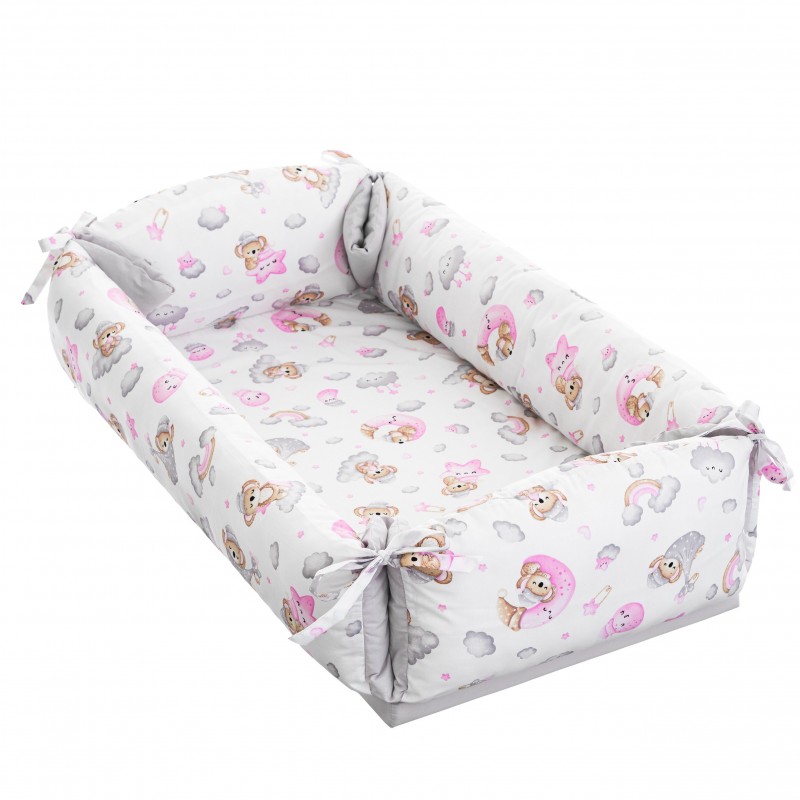 Prostokątne łóżeczko dla dziecka, mata dla dziecka 100x50cm