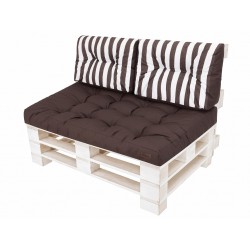 LEO Kissen - Braun mit...