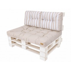 LEO Kissen - Ecru mit...