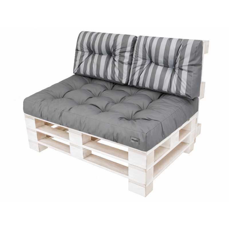 LEO Kissen - Esche mit Aschestreifen - 120x82 cm - 1+2