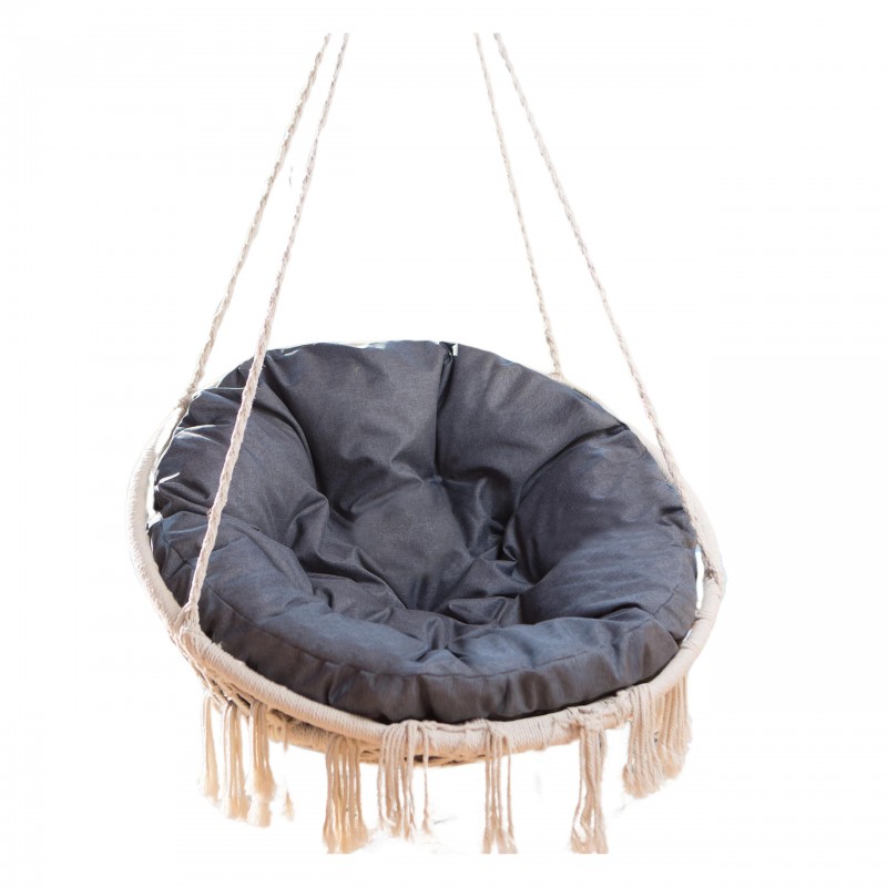 Storch Kissen groß - Navyblau - Ekolen