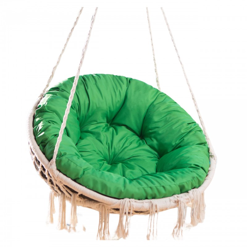 Storchenkissen groß - Grün - Oxford
