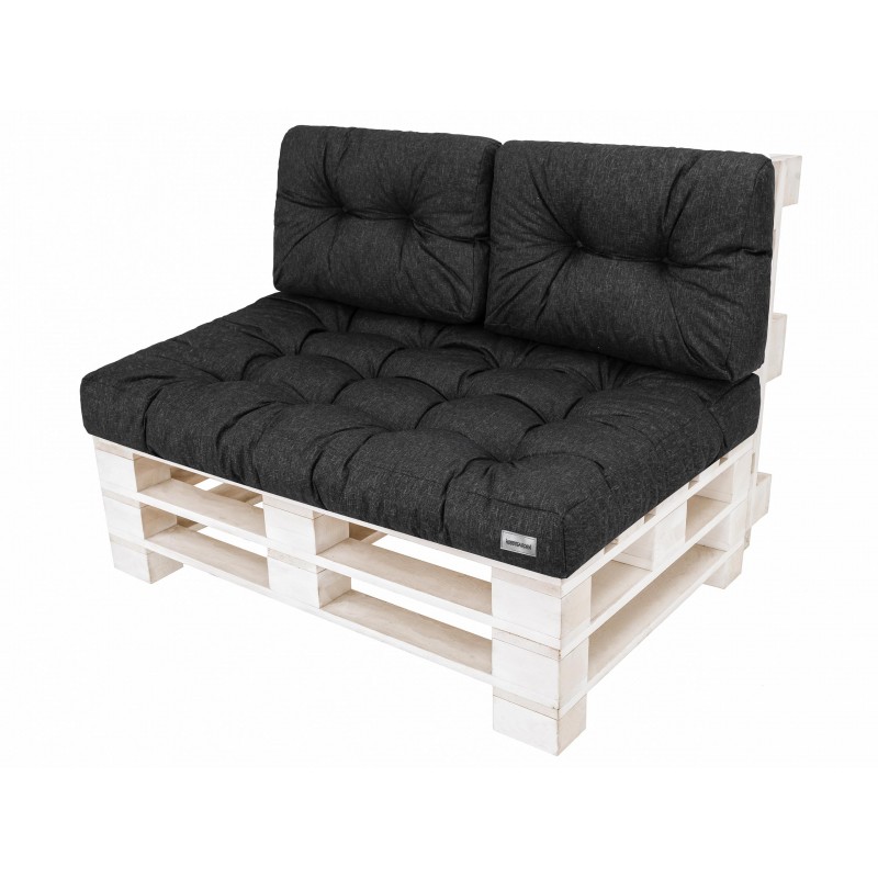 LEO Kissen - Schwarz - 120x82 cm - 1+2