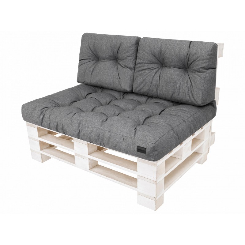 Poduchy LEO - Grafit - 120x82 cm - 1+2