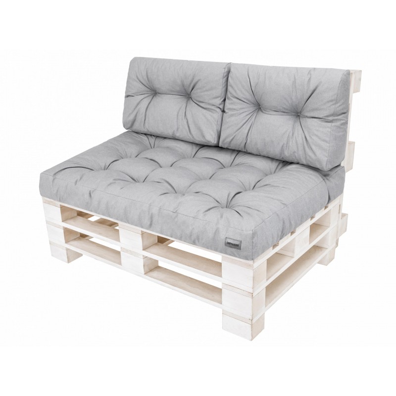 LEO Kissen - Asche - 120x82 cm - 1+2