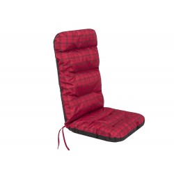 Kissen Basia - Rotes Karo -...