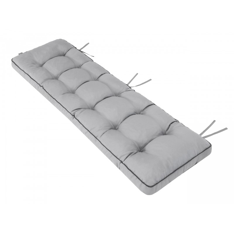 Poduszka na ławkę Etna - Popiel - 180x50cm