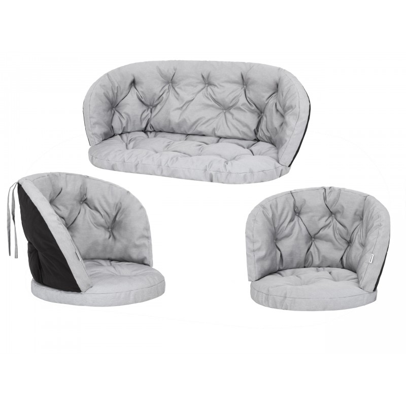 Amanda Prestige Kissenset 2+1- Aschen