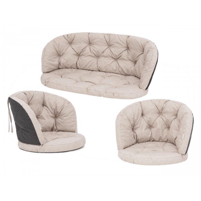 Amanda Prestige Kissenset 2+1- Beige