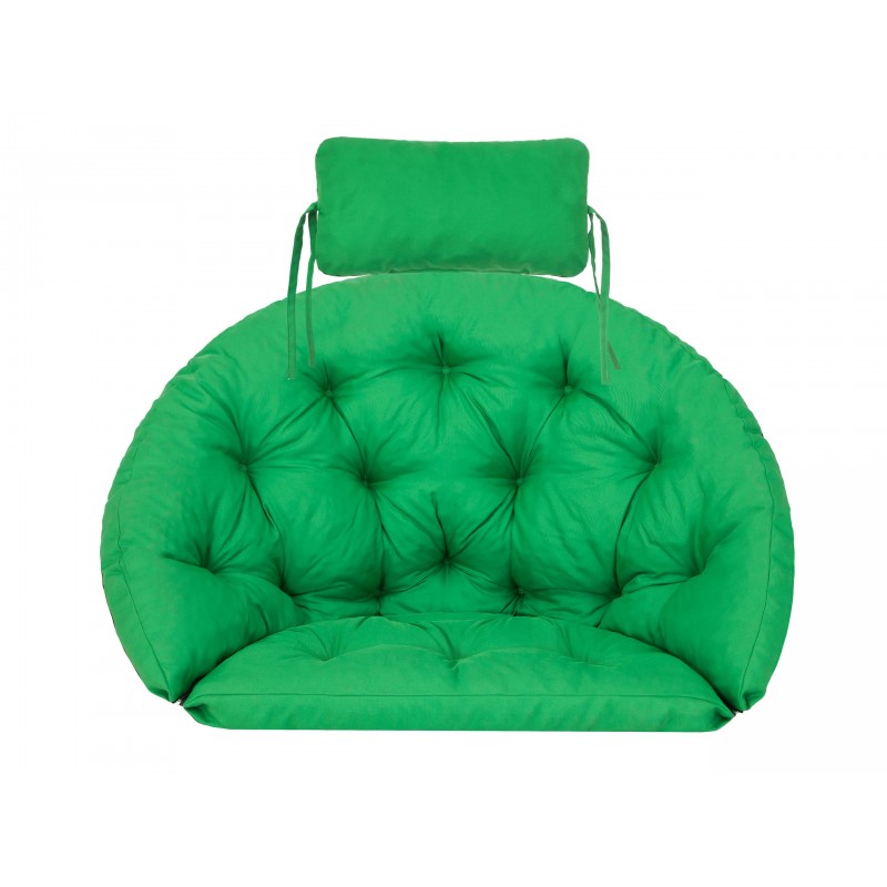 Luna Kissen mit Kopfstütze - Grün - Oxford