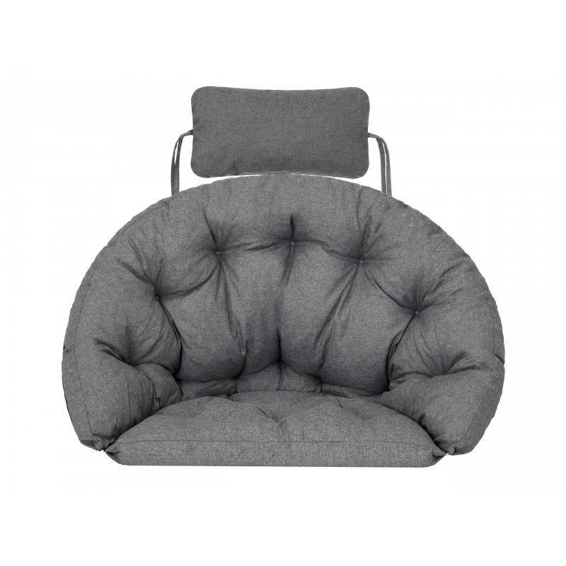 Luna Kissen mit Kopfstütze - Graphit - Oxford