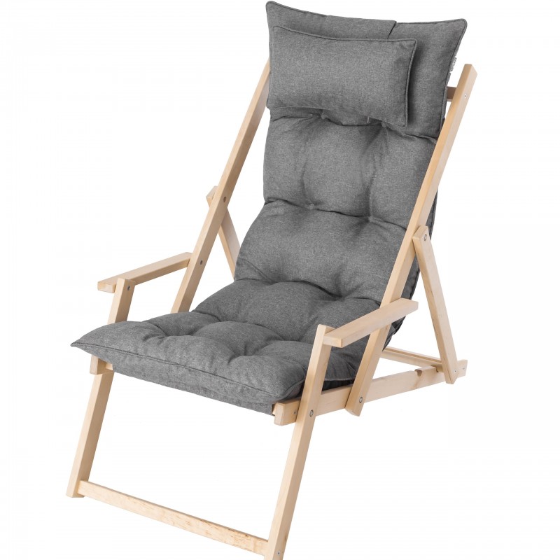 Liegestuhl Marlena - Graphit Ekolen