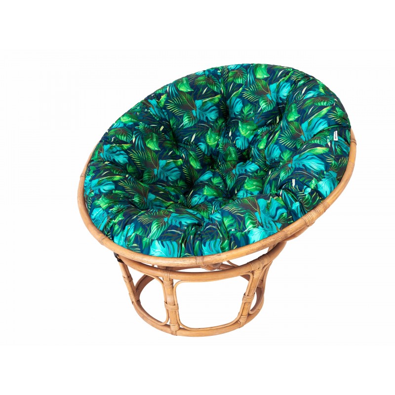 Soa Kissen - Blaue Blätter