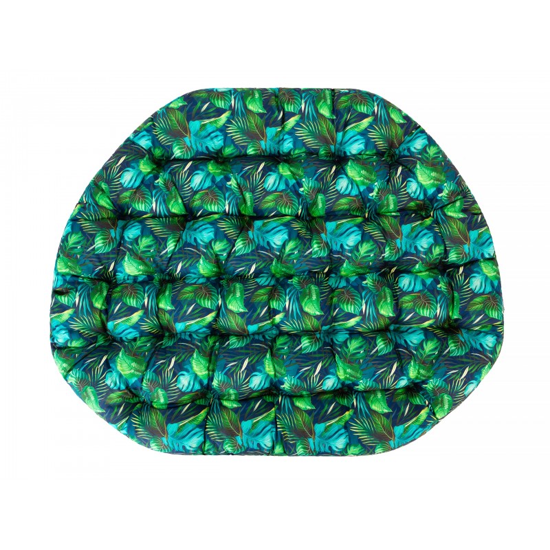 Mondkissen - Blaue Blätter