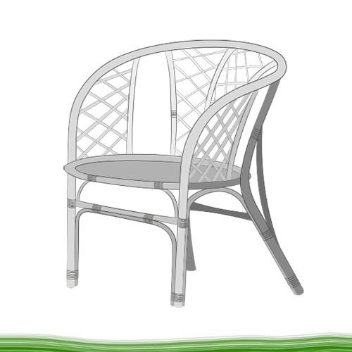 Kissen für Rattan-Möbel